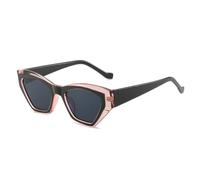 JRLLFD Fashion Sunglasses Women Men Vintage Luxury Small Frame Shades Women Summer Uv400(Black Pink Gray)