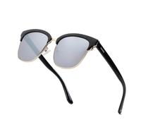 JRLLFD Fashion Uv400 Sunglasses Acetate Polarized for Drive(003 BLACK)