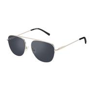 JRLLFD Fashion Uv400 Sunglasses for Men Fashion Oversized Retro Women Shades(001 GOLDEN)