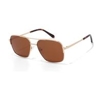 JRLLFD Fashion Women's Sunglasses Luxury Men Vintage Metal Frame Uv400 for Driving(1)