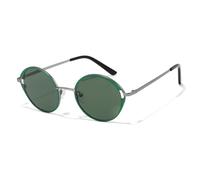 JRLLFD Fashion Women's Sunglasses Men Small Classic Round Luxury Uv400 for Driving(4)