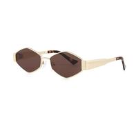 JRLLFD Fashionable Women's Metal Sunglasses Tac Lens Uv400 Polarized for Men(C1)