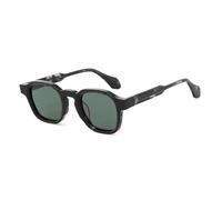 JRLLFD Fashionable Women's Sunglasses Retro Men Vintage Acetate Luxury Tac Polarized Uv400(C3)