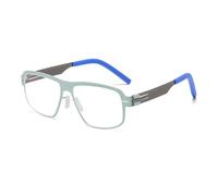 JRLLFD Glasses Frames Men Super Thin Stainless Steel Eyeglasses Women Spectacle Frame(C5)