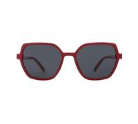 JRLLFD Ladies Hexagon Sunglasses for Small Faces Women Polarized Uv400 Fashion Shades(006 Grey Lens)