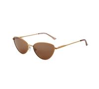 JRLLFD Ladies Vintage Small Sunglasses Fashion Narrow Metal Frame Polarized Uv400 for Women(04 Brown Lens)