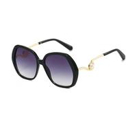 JRLLFD Luxury Leopard Gradient Oval Sunglasses Irregular Geometric Pattern