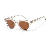 JRLLFD Luxury Women's Sunglasses Small Oval Frame Handmade Acetate Vintage Fashionable Polarized Uv400(2)