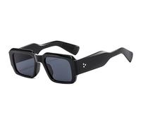 JRLLFD Men Women Sunglasses Vintage Fashion Luxury Female Uv400(black)