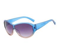 JRLLFD Oversized Punk Sunglasses Women One Piece Men Outdoor Sports Classic Windproof Uv400(Blue Gradient Gray)