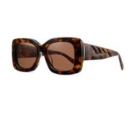 JRLLFD Retro Large Frame Women's Polarized Sunglasses Versatile Frame Wide Leg Acetate(C2)