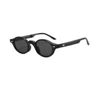 JRLLFD Retro Polarized Round Sunglasses Vintage Style Small Oval Shades for Men and Women(C1)