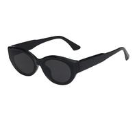 JRLLFD Retro Small Frame Women Sunglasses Classic Men Outdoor Uv400(Bright Black Gray)