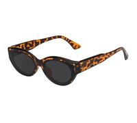 JRLLFD Retro Small Frame Women Sunglasses Classic Men Outdoor Uv400(Leopard Gray)