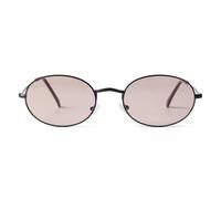 JRLLFD Retro Small Oval Sunglasses Men Women Lens Slim Metal Frame Vintage Female Shades(11)