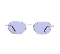 JRLLFD Retro Small Polygon Polarized Sunglasses Women Metal Uv400 Men Uv400 Driving(007 Purple Lens)