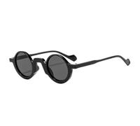 JRLLFD Retro Small Round Punk Sunglasses Fashion Uv400 Leopard