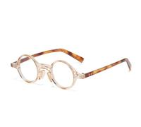 JRLLFD Retro Small Round Sunglasses Frame Fashion Punk Clear Frame