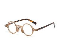JRLLFD Retro Small Round Sunglasses Frame Fashion Punk Clear Frame