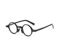 JRLLFD Retro Small Round Sunglasses Frame Fashion Punk Clear Frame