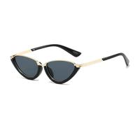 JRLLFD Retro Small Sunglasses Fashion Clear Ocean Lens Uv400 Punk Gradient