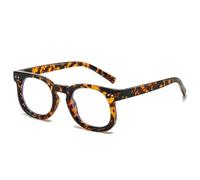 JRLLFD Retro Small Sunglasses Fashion Gradient Gray Tea Uv400 Rivets Punk