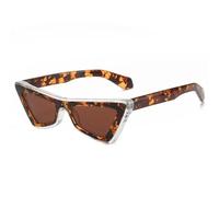 JRLLFD Retro Sunglasses Women Shades Uv400 Leopard Gradient Fashion Men Luxury(leopard)