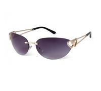 JRLLFD Rimless Sunglasses Women Love Shape Metal Frameless Gradient Colorful Shades Uv Female(3)