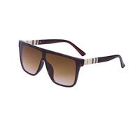 JRLLFD Square Sunglasses Vintage Women Flat Sunglasses One Piece for Women Shade, brown, One Size