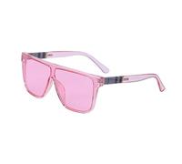 JRLLFD Square Sunglasses Vintage Women Flat Sunglasses One Piece for Women Shade, pink, One Size