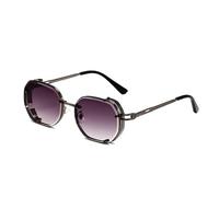 JRLLFD Steampunk Sunglasses for Men Punk Retro Women Vintage Fashion(3)