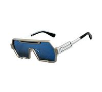 JRLLFD Steampunk Sunglasses for Men Vintage Punk Fashion Retro One-pieces(8)