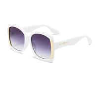 JRLLFD Sunglasses Women Vintage Men Leopard Uv400 Luxury Female(white)