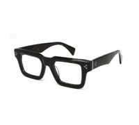 JRLLFD Thick Square Frame Glasses For Men Chunky Acetate Rectangular Eyewear Frames Women