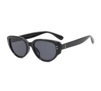JRLLFD Vintage Classic Rivet Decoration Women Sunglasses Luxury Men Fishing Uv400(Black Gray)