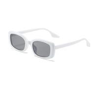 JRLLFD Vintage Rectangle Women Sunglasses Gradient Brown Rectangular Retro Men Shade Sunnies(2)
