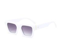 JRLLFD Vintage Rivets Sunglasses for Women Men Fashion Luxury Outdoors Driving Uv400(White Gradient Gray)