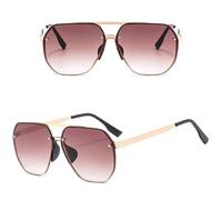 JRLLFD Vintage Square Men Sunglasses Sun Glasses For Man UV400,C1,one size