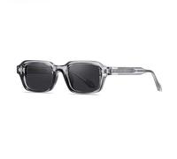 JRLLFD Vintage Sunglasses Classic Rivet Luxury Male Female Uv400 Punk Style Driving(Gray Black)