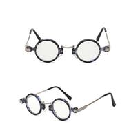 JRLLFD Vintage Sunglasses for Men Punk Women Small Frame Round(8)