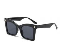 JRLLFD Women Sunglasses Men Vintage Rivets Punk Female Shades Uv400 Fashion Male(black)