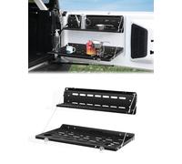 JROAD Bronco Double-Layer Tailgate Table for 2021 2022 Ford Bronco 2/4 Door Rear Foldable Cargo Shelf,Storage Shelf MOLLE Panel Bronco Accessories