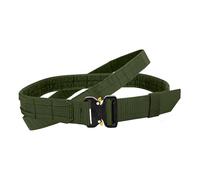 JRONG Tols Utility Tactical Belt, 1.77" Double-Layer Hook and Loop MOLLE Belt with Quick Release Buckle for Heavy Duty, Combat Battle Belt (Green)