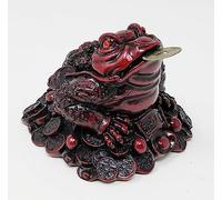JRose Collections Feng Shui Lucky Money Toad Sculpture - Bring Good Luck and Prosperity with Chinese Lucky Toad HG18945