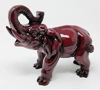 JRose Collections Feng Shui Trunk Up Elephant For Luck, Family and Prosperity 18cms High JR1548