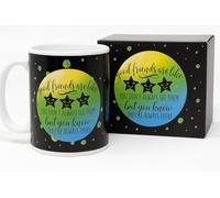 JRose Collections Giant Jumbo Mug 900ml - Friendship Quote Ceramic Coffee Tea Cup with Gift Box - Oversized Funny Novelty Mug for Friends, Home & OfficeJR5099