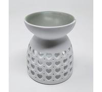 JRose Collections Heart Designed Wax Melt/Oil Burner Ceramic Aromatherapy Diffusers Perfect for Halloween Decoration or Everyday Aroma for tea light and Oil Burners JR1522