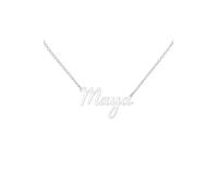 JRose Collections Identité Necklace - Maya | Personalised Name Necklace with Adjustable Chain in Gift Box by Mulberry Studios