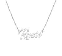 JRose Collections Identité Necklace - Rosie | Personalised Name Necklace with Adjustable Chain in Gift Box by Mulberry Studios