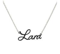 JRose Collections Identité Personalised Name Necklace - Popular Girls’ Names & Titles - Adjustable Chain in Gift Box by Mulberry Studios (Lara)